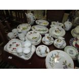 Royal Worcester Evesham pattern dinnerware