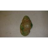 Chinese jade coloured stone amulet