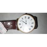 Vintage Garrard wristwatch with leather strap for long service Leyland Cars