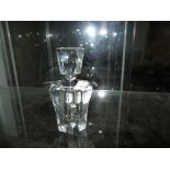 Art Deco style cut glass scent bottle