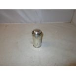 Solid silver pepper pot Birm.