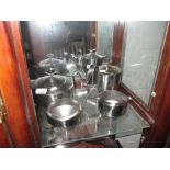 Robert Welch four part stainless steel tea set for Old Hall Alveston pattern