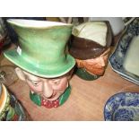Royal Doulton character jug : Robin Hood, Beswick Mr Micawber,