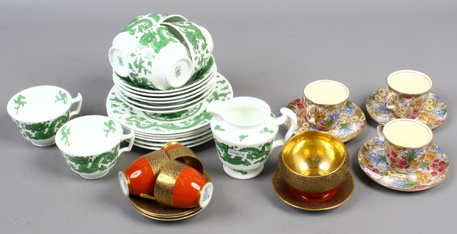 A Carltonware part coffee set,