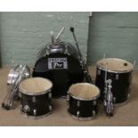 A Session Pro five piece drum kit (AF).