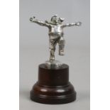 A vintage chrome plated car mascot by John Hassall formed as the jolly sailor inscribed 'Skegness