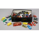 A box of Diecast vehicles to include Dinky, Matchbox, Lledo etc.