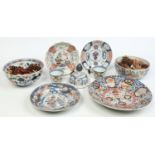 A reference collection of late 17th / early 18th century Japanese Imari ware.