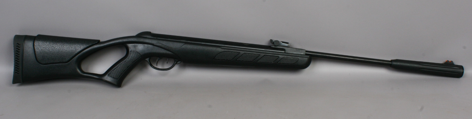 A Kral Arms 0.22 calibre breach loading air rifle.