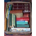 A box of vintage books to include Shakespeare, childrens annuals and Lyles antique review.