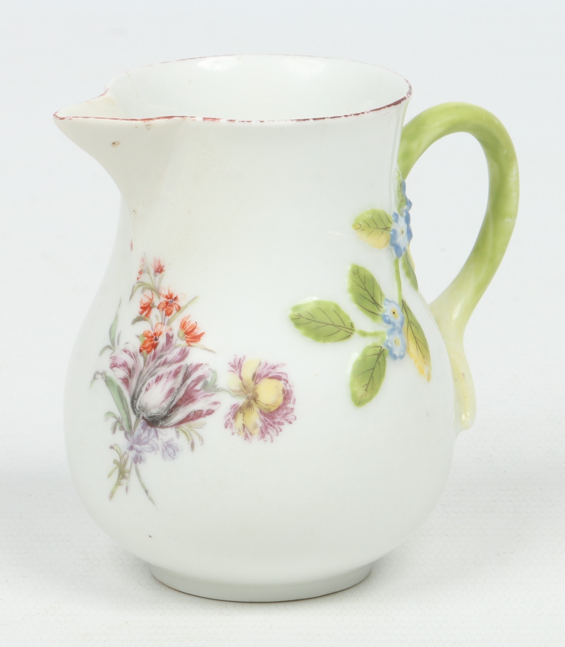 A Chelsea baluster shaped sparrow beak cream jug.