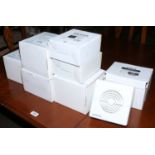 Seven boxed 100mm extractor fans by Monrose.