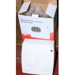 A new and boxed Hyco down flow fan heater model DF20.