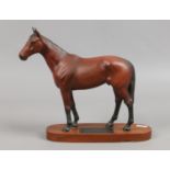 A Beswick connoisseur model Mill Reef winner of the Prix De L'arc De Triomphe 1971,