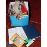 A box of EITB engineering manuals and other engineering books.