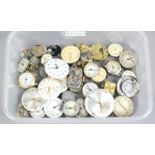 A group of mostly vintage watch heads including Vertex, Record, Smiths, Timex etc.