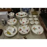 Quantity of Royal Worcester Evesham pattern dinner wares, tureens etc