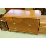 Stag chest of drawers