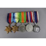 Naval medal group compromising Royal Fleet Reserve Long Service and Good Conduct medal named to J.