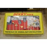 Boxed Dinky toy signs