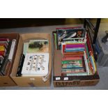 2 boxes of books, children's & various