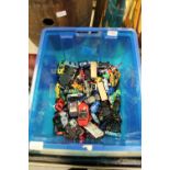 Box of model cars