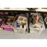 6 boxes of china, ornaments etc