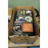 Box of CD, games etc