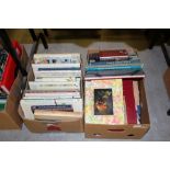 2 boxes of art related books