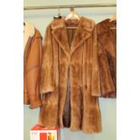 Full length fur coat