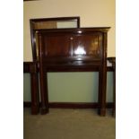 Mahogany fire surround