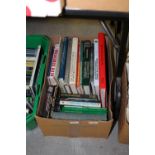 Box of sport related books