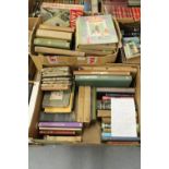 2 boxes of various books