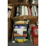 2 boxes of books, gardening & miscellaneous