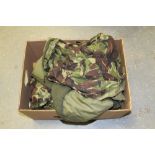 Pair of military leather boots, jumper, putees etc 70.