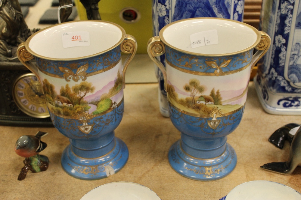 Pair of Noritake vases (1af)