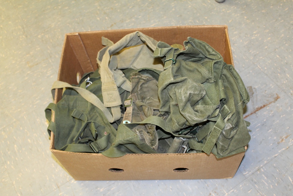 Bag of military webbing