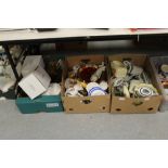 3 boxes of misc china, glass etc