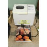 Bread maker & 2 books on bread making