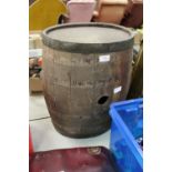 Oak coopered barrel