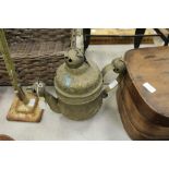 Eastern brass teapot/censer