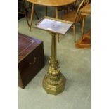 Brass pedestal