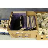 Box including Wedgwoodcollectors plates etc