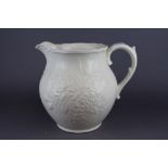 Large spode embossed jug