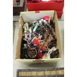 Box of costume jewellery