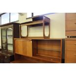 70s teak drinks/room unit & telephone seat