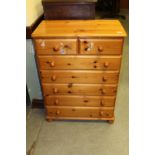 Modern pine 2/4 chest of drawers