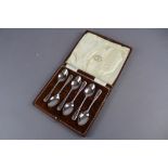 Cased silver coffee spoons