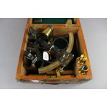 J.W Ray & Co sextant (cased)