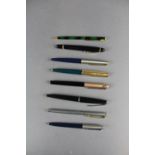 Box of various pens